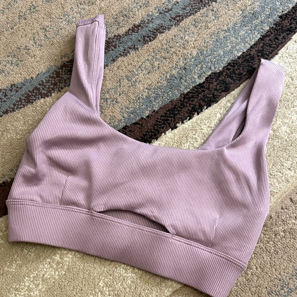 Forever 21 Other - Forever 21 Ribbed Mauve Sports Bra
